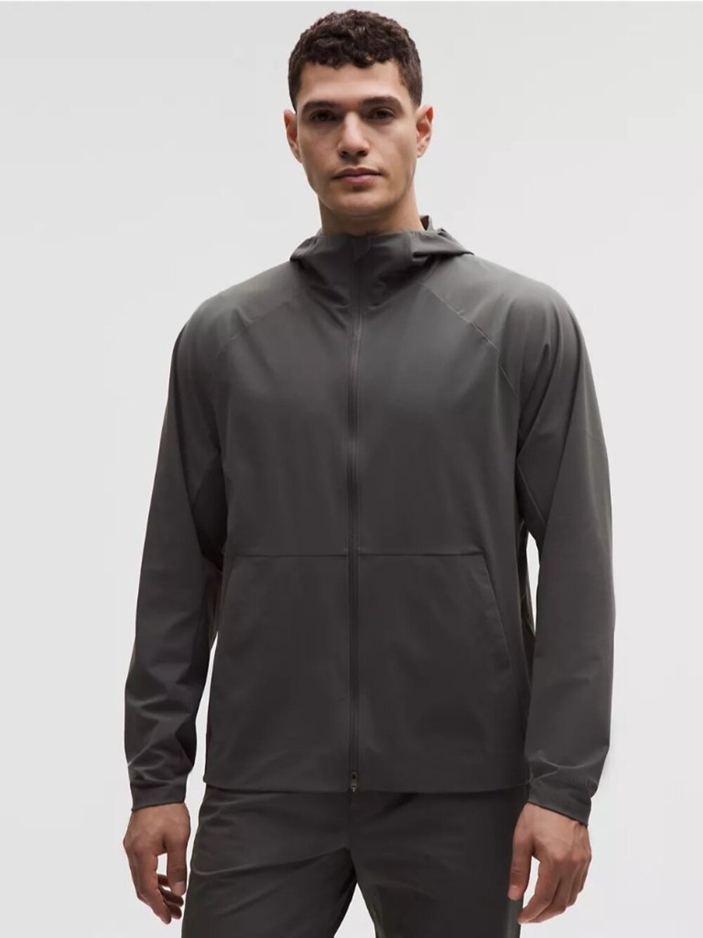 Lululemon Pace Breaker Light Full Zip Running Jacket Hooded Rover Men's Sz Small